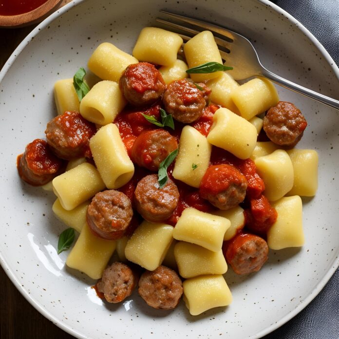 Creamy Tuscan Sausage Gnocchi Recipe
