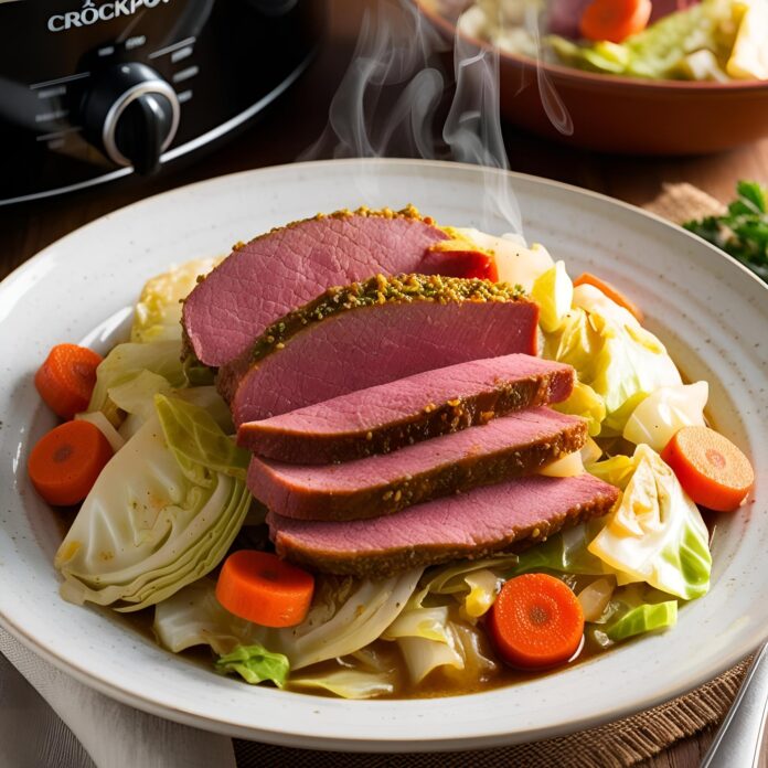 Crockpot Corned Beef and Cabbage Recipe