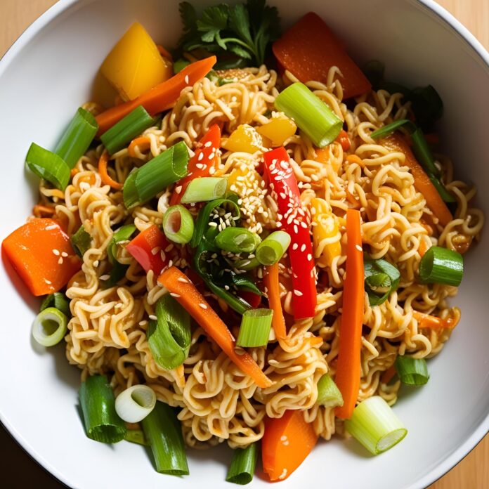Crunchy Asian Ramen Noodle Salad Recipe