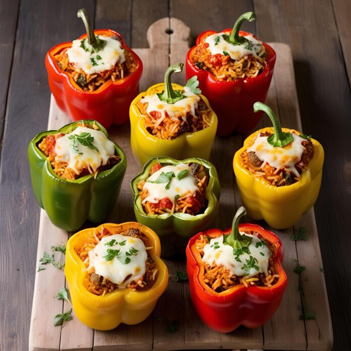 Easy Italian Stuffed Bell Peppers Recipe