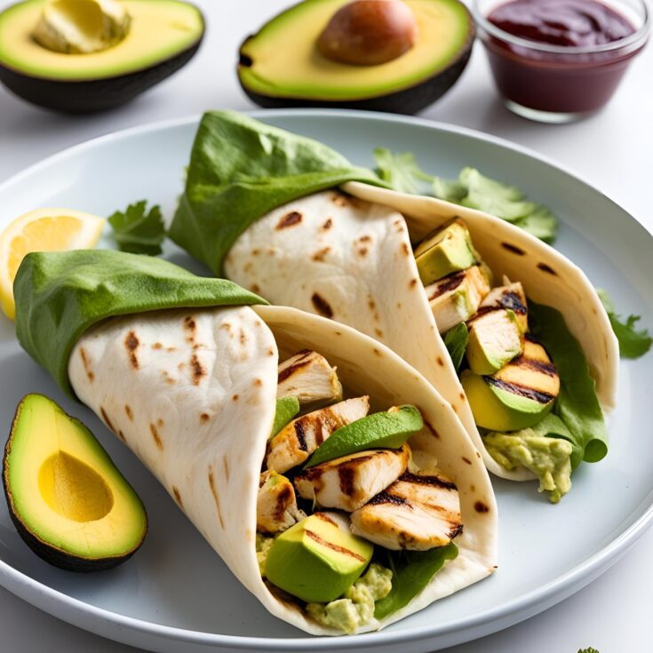 Grilled Avocado Chicken Wraps Recipe