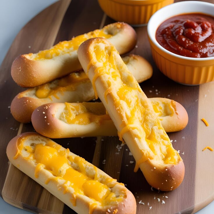 Homemade Cheesy Breadsticks Recipe