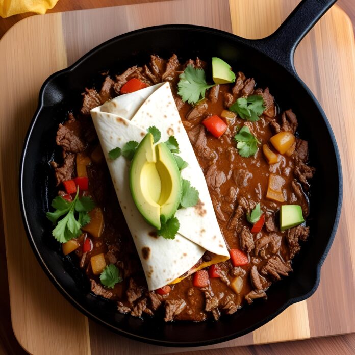 Keto Beef Burrito Skillet Recipe