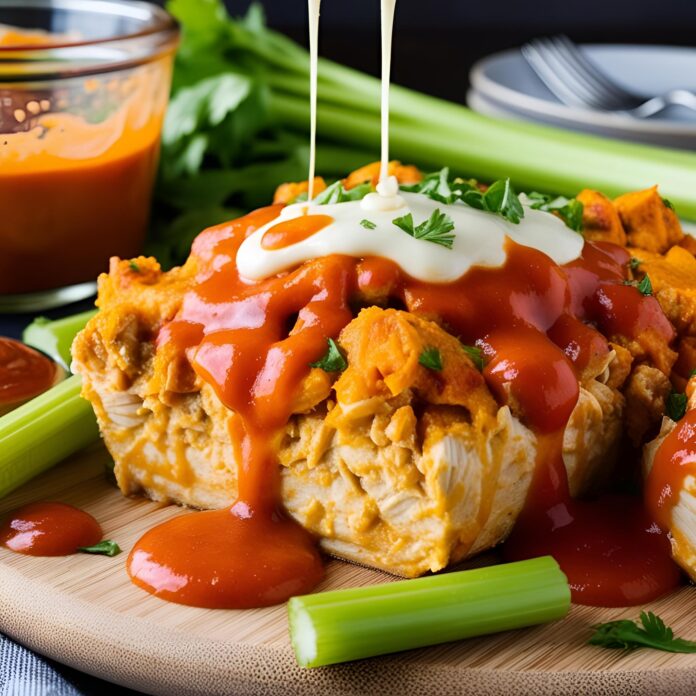 Keto Buffalo Chicken Casserole Recipe