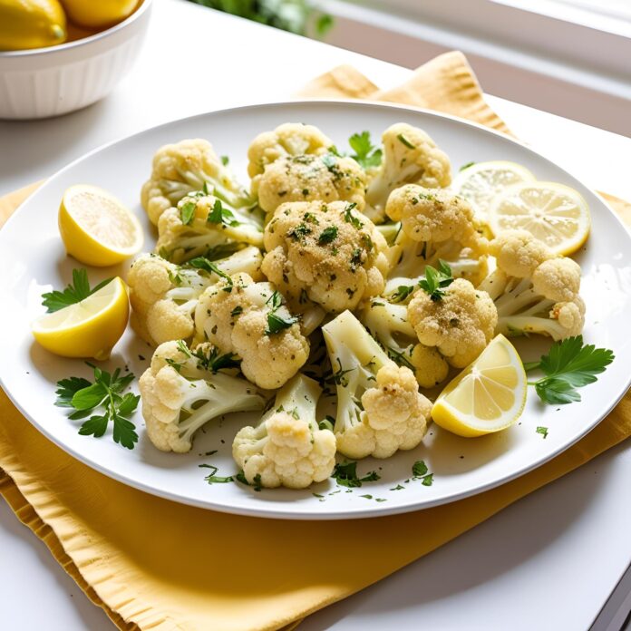 Lemon Pepper Cauliflower Wings Recipe