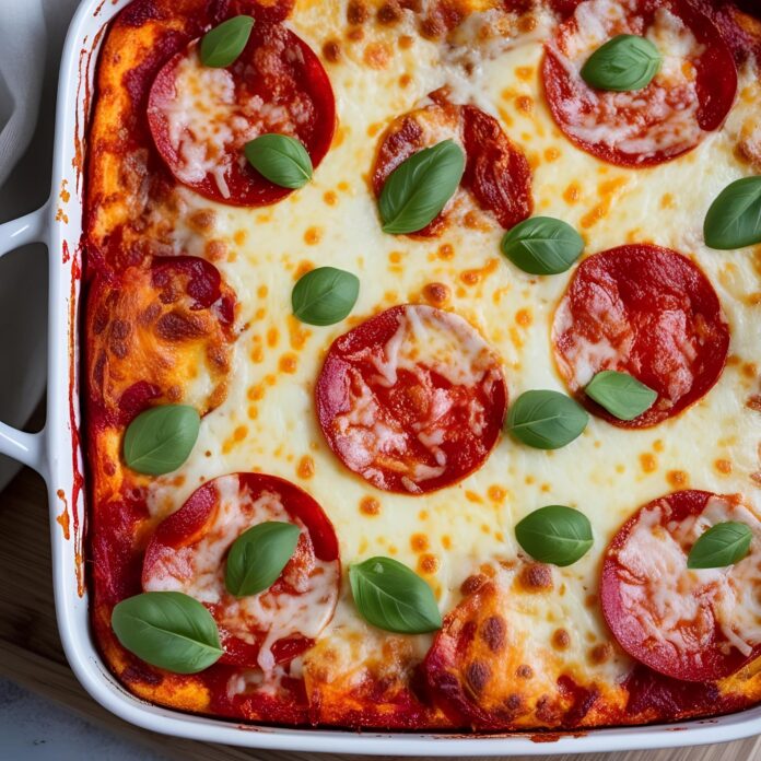 Low Carb Pizza Casserole Recipe