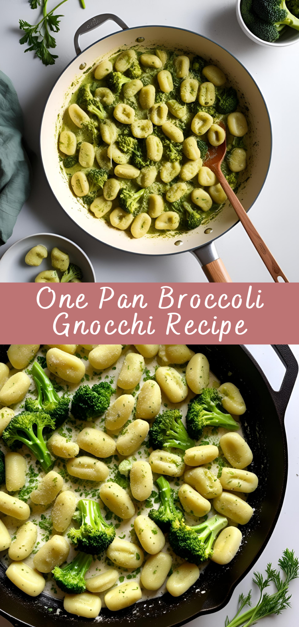 One Pan Broccoli Gnocchi Recipe | Cheff Recipes