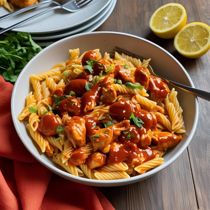 One Pot BBQ Chicken Pasta Recipe