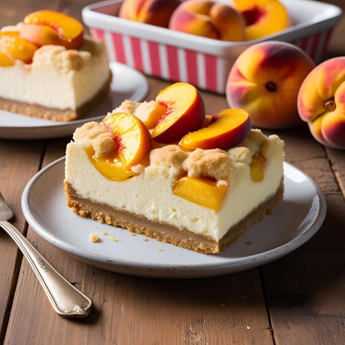 Peach Cobbler Cheesecake Recipe