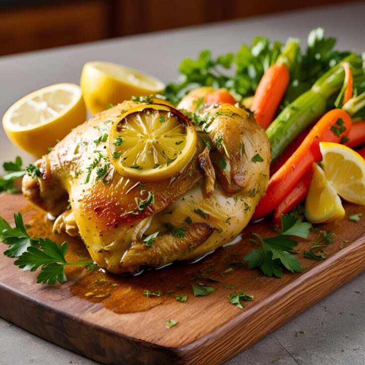 Savory Lemon Herb Roasted Chicken Thighs Recipe