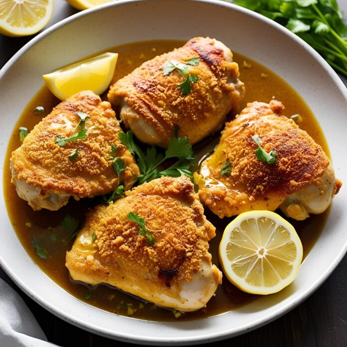 20 Minute Crispy Lemon Garlic Chicken Recipe