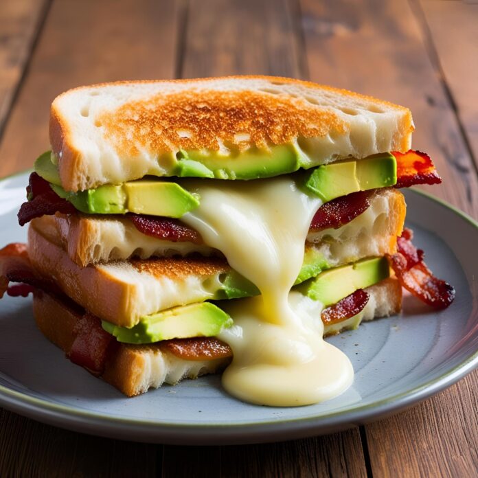 Avocado Bacon Grilled Cheese Sandwich Recipe