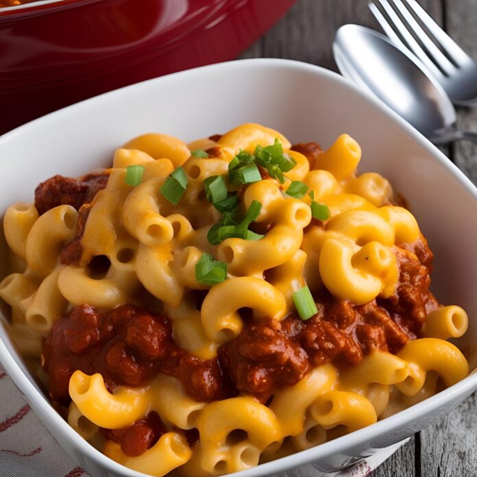 Baked Chili Mac and Cheese Recipe