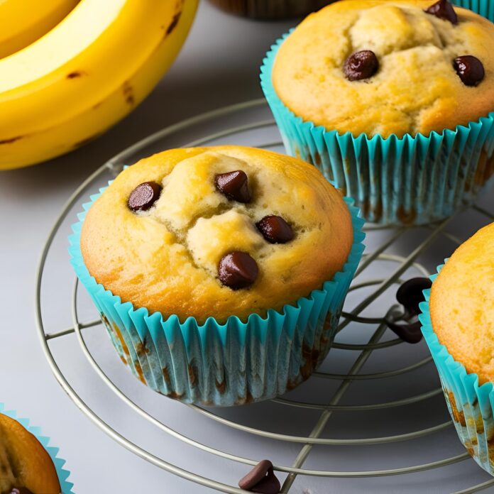 Banana Chocolate Chip Cottage Cheese Muffins Recipe