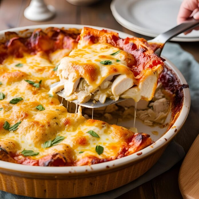 Chicken and Mozzarella Bake Recipe