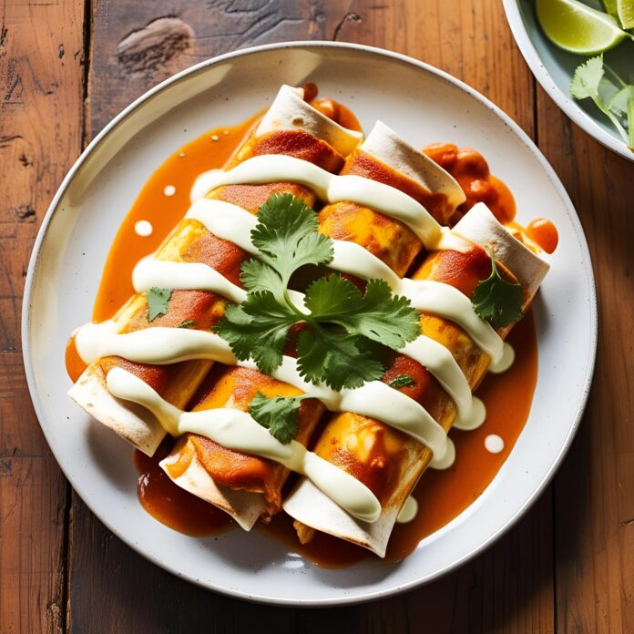Cottage Cheese Chicken Enchiladas Recipe