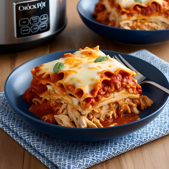 Crock Pot Chicken Lasagna Recipe