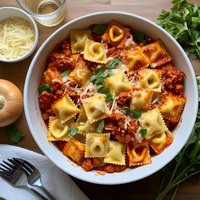 Crockpot Ravioli Casserole Recipe
