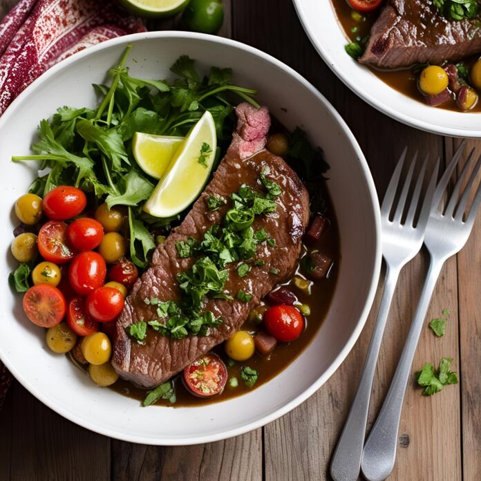 Delicious Mediterranean Steak Bowls Recipe