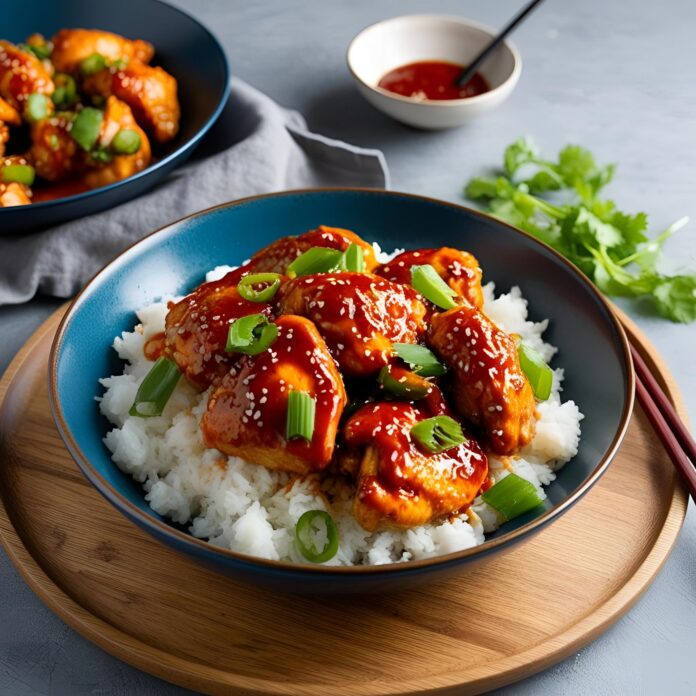 Easy 30 Minute Spicy Korean Chicken Recipe