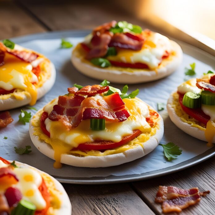 English Muffin Breakfast Pizzas Recipe