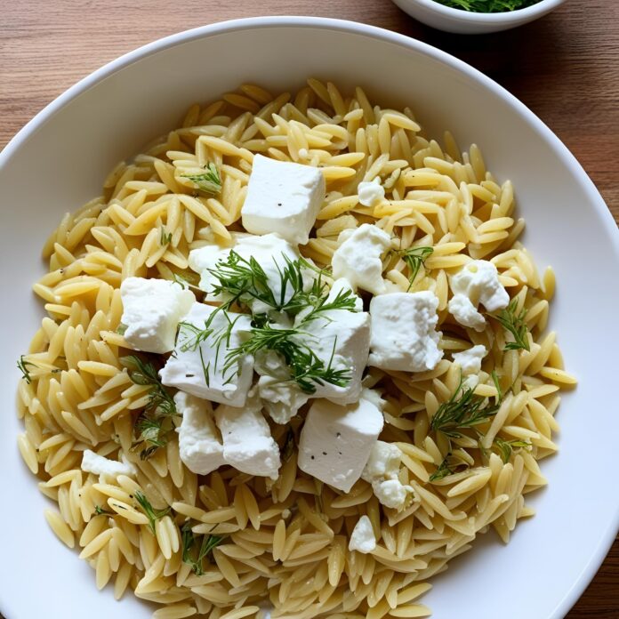 Healthy Baked Feta Orzo Recipe