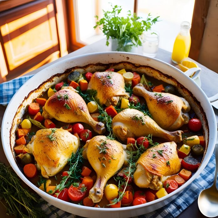 Mediterranean Chicken Bake Recipe