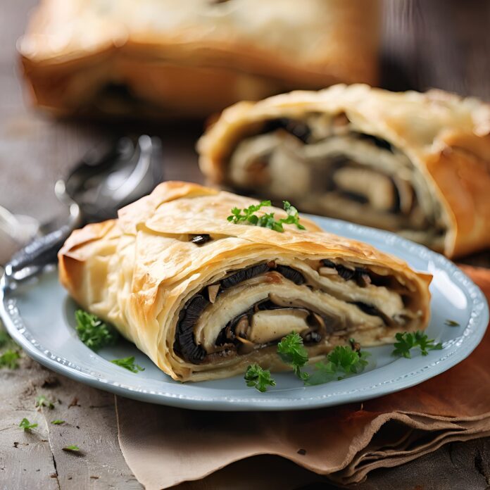 Savory Mushroom Strudel Recipe