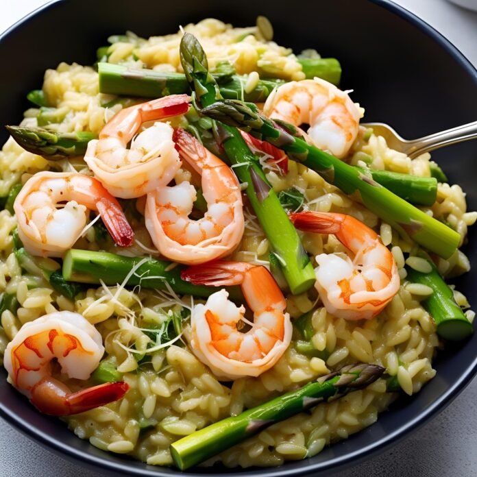 Shrimp and Asparagus Risotto Recipe