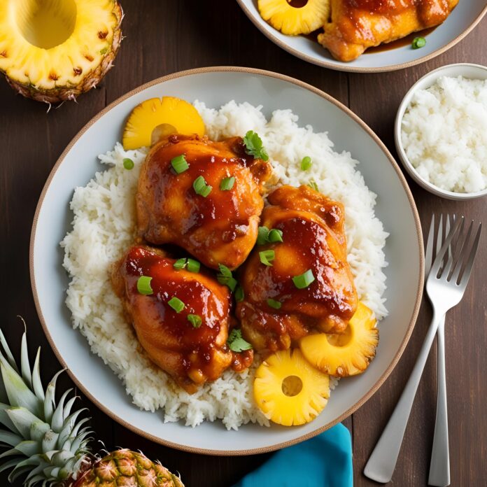 Spicy Pineapple Brown Sugar Chicken Recipe