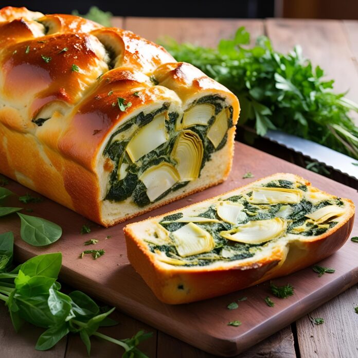 Spinach and Artichoke Stuffed Bread Recipe