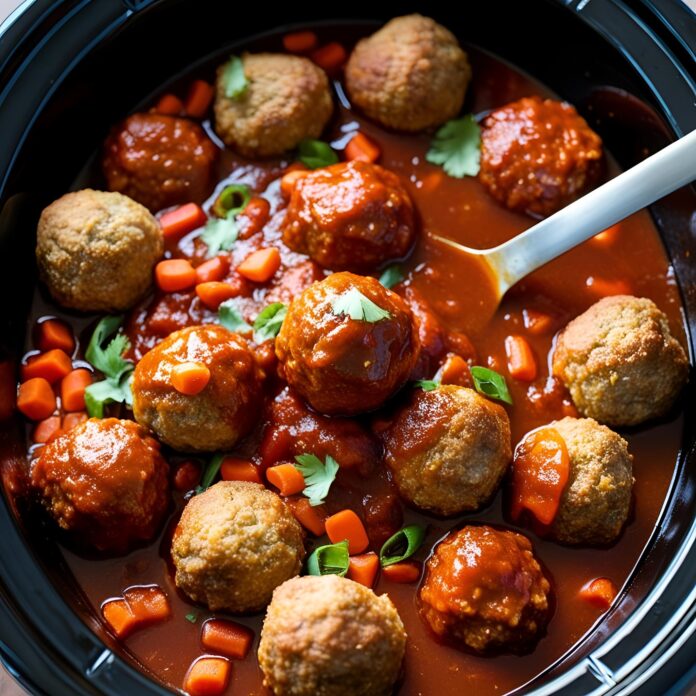 Sweet Chili Meatballs Crockpot Recipe