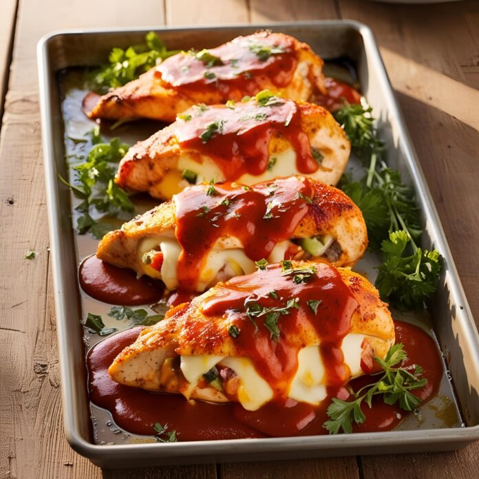 BBQ Ranch Stuffed Chicken Breasts Recipe