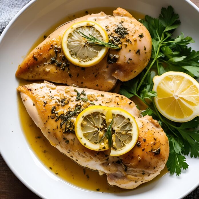 Baked Chicken Breast with Lemon and Garlic Recipe