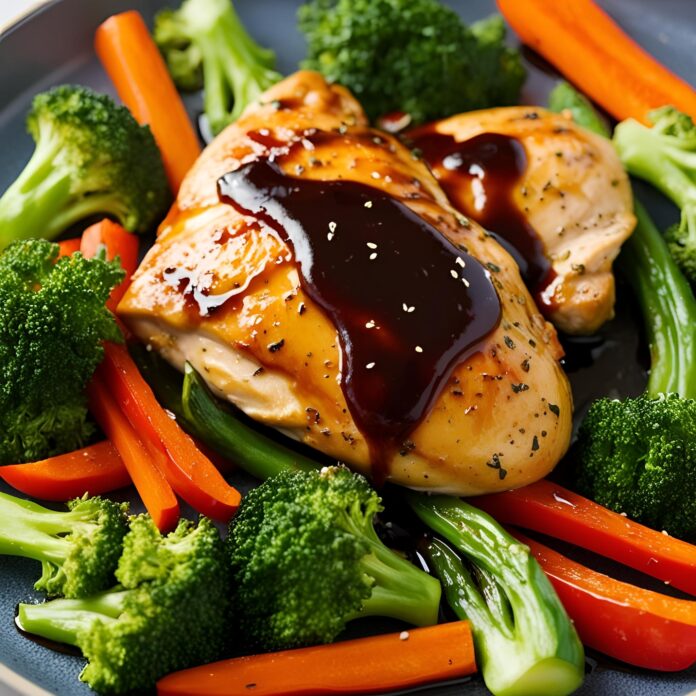 Balsamic Glazed Chicken and Veggies Recipe