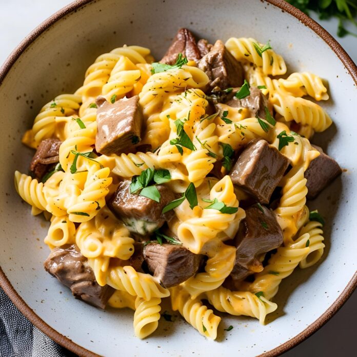 Best One Pot Beef and Cheddar Ranch Pasta Recipe