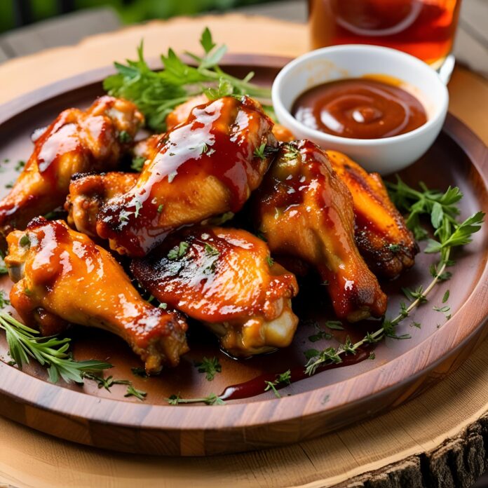 Bourbon BBQ Smoked Chicken Wings Recipe