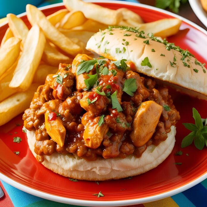 Cajun Chicken Sloppy Joes Recipe