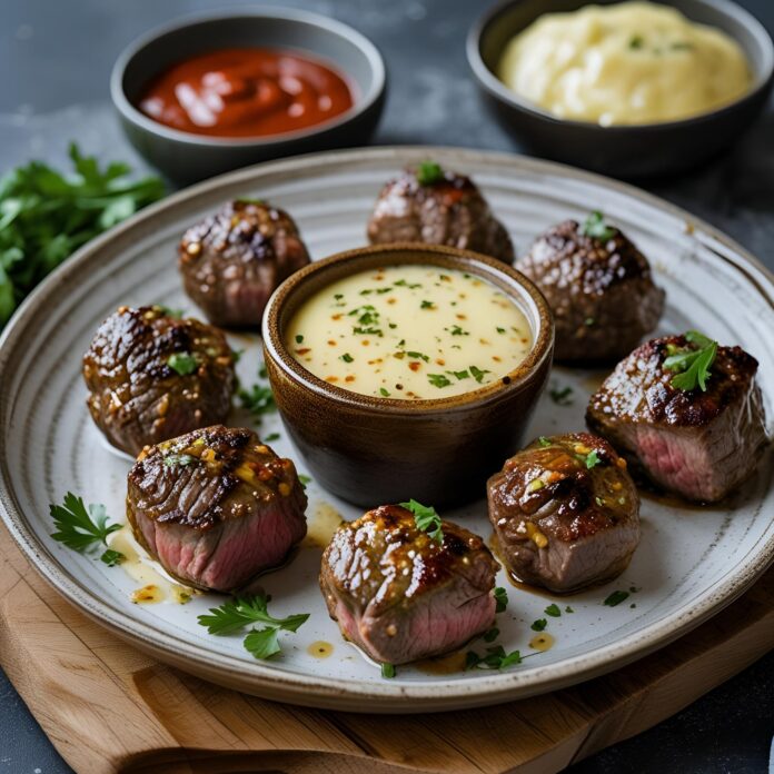 Cajun Garlic Butter Steak Bites Recipe