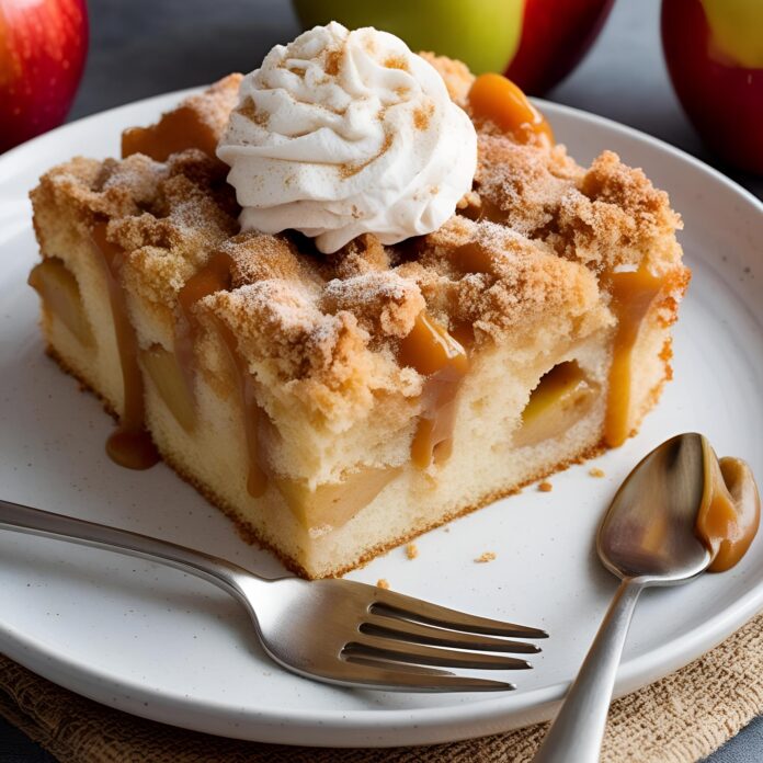 Caramel Apple Dump Cake Recipe