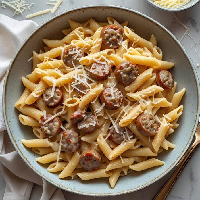 Cheesy Sausage Pasta Recipe