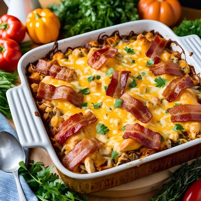 Chicken Bacon Crunch Casserole Recipe