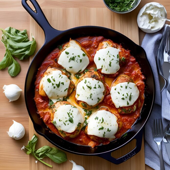 Chicken Mozzarella Skillet Recipe