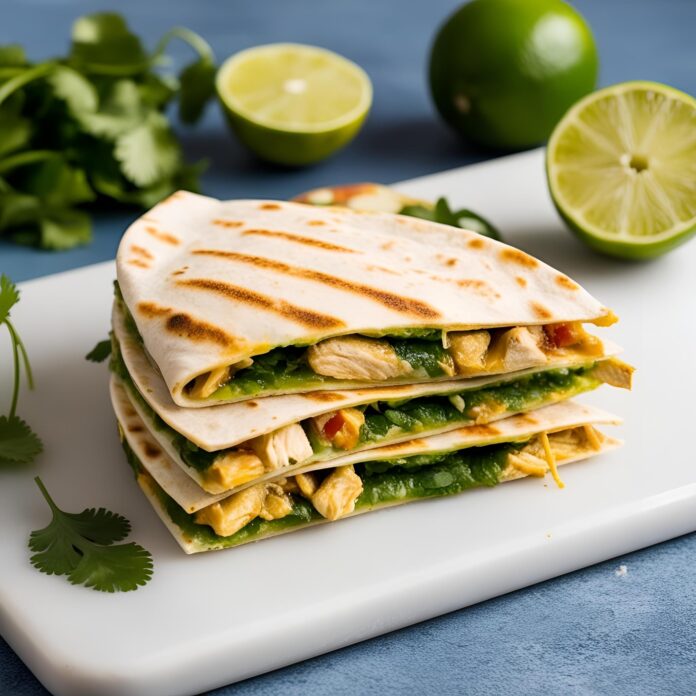 Cilantro-Lime Chicken Quesadillas Recipe