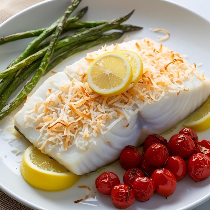 Creamy Coconut Lemon Baked Cod Recipe