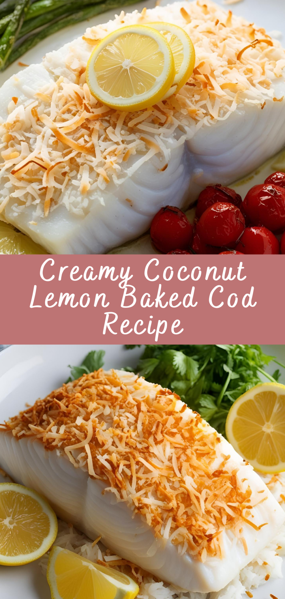 Creamy Coconut Lemon Baked Cod Recipe | Cheff Recipes