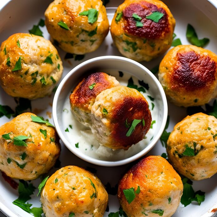 Easy Baked Chicken Meatballs Recipe