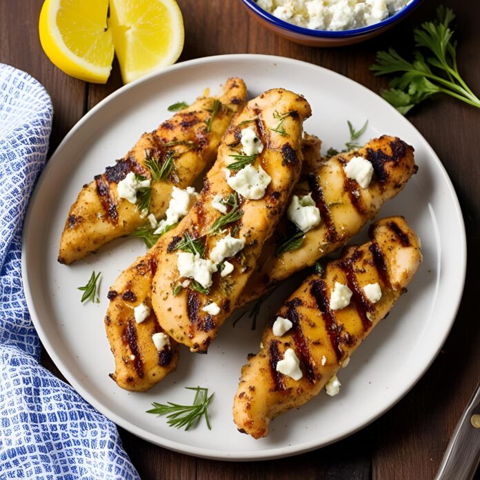 Easy Grilled Greek Chicken Tenders Recipe