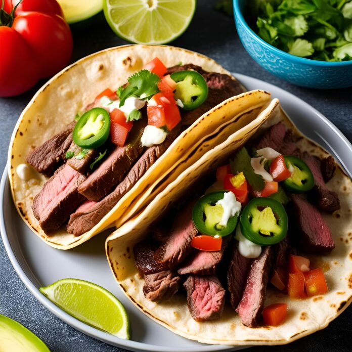 Juicy Mexican Steak Tacos Recipe