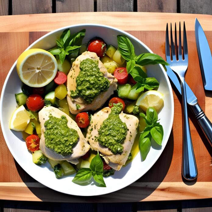 Lemon Basil Pesto Chicken Recipe